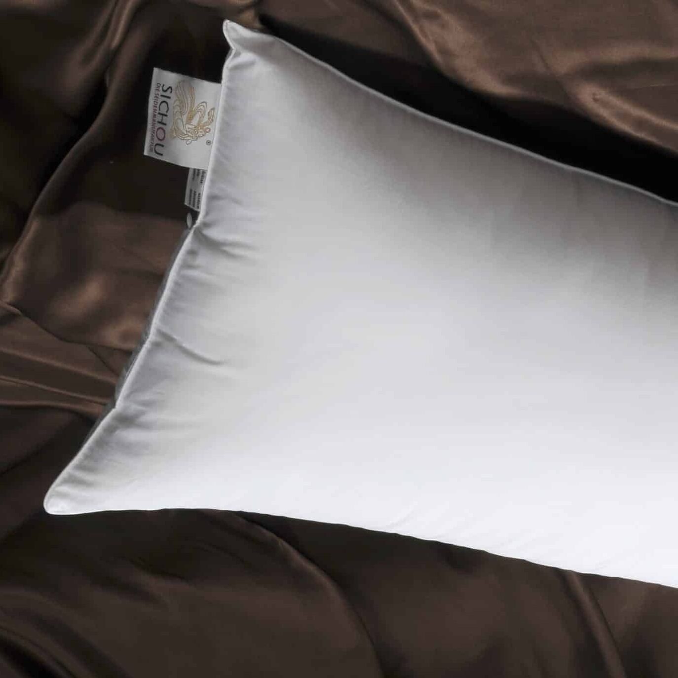 Kissen mit 30 % Seidenfüllung