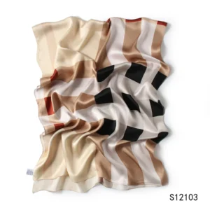 Damen Seidenschal 100% Maulbeerseide 70x180 cm – S12103