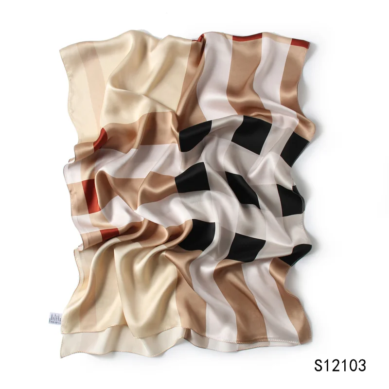 Damen-Seidenschal aus 100 % Maulbeerseide (70 × 180 cm)
