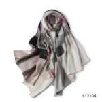 Damen Seidenschal 70x180 cm S12104 – Detailansicht