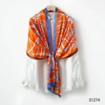 Damen Seidenschal 70x180 cm S1274 – Detailansicht